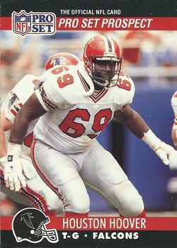 Houston Hoover Atlanta Falcons 1990 Pro set NFL Rookie Card #724